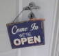 Preview: Tin Sign Open Closed