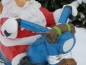 Preview: Weihnachtsmann Figur auf Motorrad