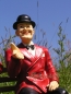 Preview: Dick & Doof auf Gartenbank Preview: Dick & Doof auf Gartenbank