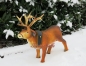 Preview: Winterlicher Hirsch Aufstellfigur