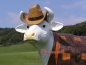 Preview: Funny cow art painting