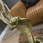 Preview: Cobra Statue Kaufen gold