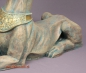 Preview: Egyptian jackal dog sculpture