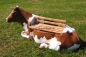 Preview: Cow as garden bench