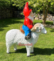 Preview: Gartenzwerg auf Ziegenbock Gartenfigur