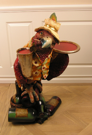 Preview: Papagei Butler Figur Hawaii Tiki-Kultur Preview: Beachparty Figur Deko