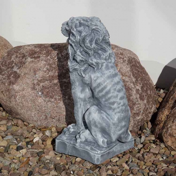 Preview: Löwe in Beton Optik als Gartenfigur Preview: Löwen Statue