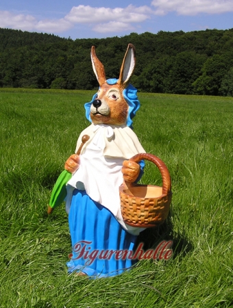 Preview: Osterhase mit Korb Dekofigur Preview: Ostern Figuren