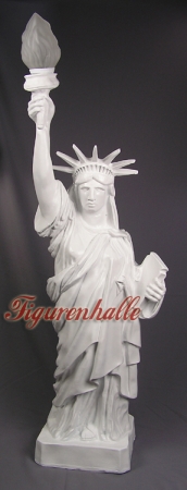 Preview: New York Freiheitsstatue in weiß Lack Figur Preview: Freiheitsstatue Figur