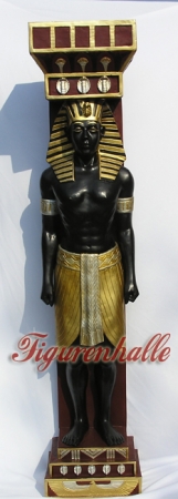 Egyptian furniture statues decoration