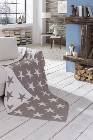 Strickdecke Star