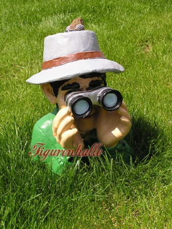 Preview: Garten Spanner mit Fernrohr Preview: Spanner Statue