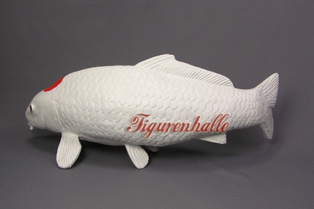 Preview: Japan Tancho Koi Fisch Gartenfigur Figur Preview: Tanscho Koi aus Niigata