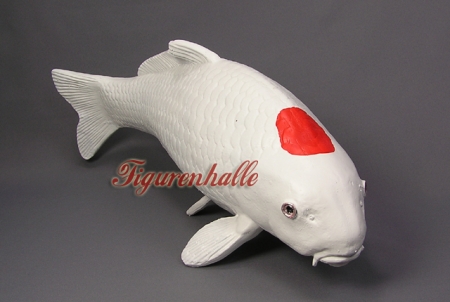 Preview: Japan Tancho Koi Fisch Gartenfigur Figur Preview: Tanscho Fisch Koi Japan National Fisch