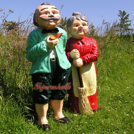 Grandpa & Grandma Garden Figurine