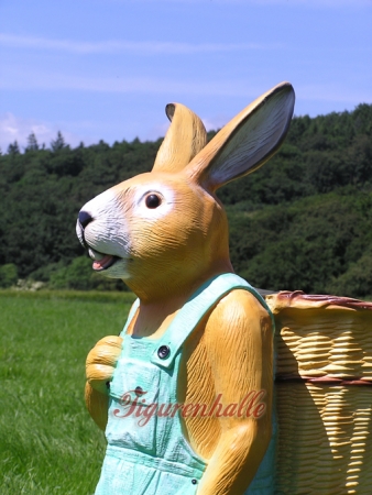Preview: Osterhase mit Korb Dekofigur Preview: Ostern Außendekoration
