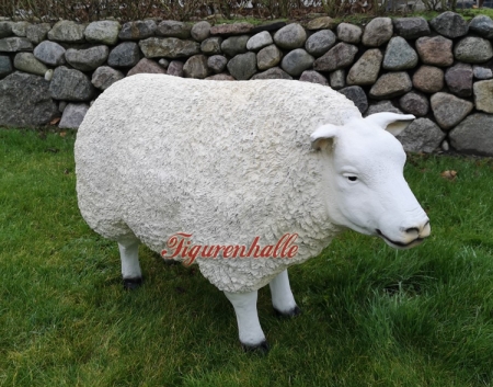 Preview: Gartenfigur Schaf Messe