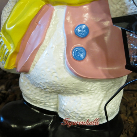 Preview: Schneemann Haustür Deko Figur