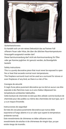 Kaminumrandung in Stukk-Optik