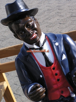 Mann mit Zeitung Figur