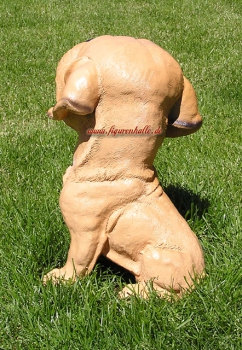 Großkopf Hund Figur