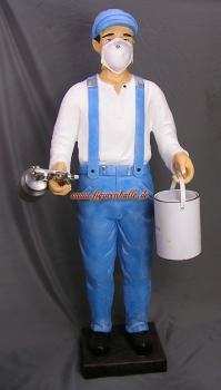 Preview: Tankwart Maler Klempner als Werbefigur Preview: Tankwart Figur