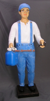 Preview: Tankwart Maler Klempner als Werbefigur Preview: KFZ Mechaniker Figur