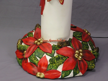 Advent candle advertising figure