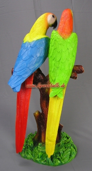 Funny parrot statues