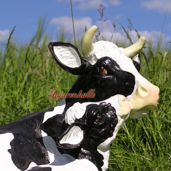 Preview: Kuh mit Kalb Aufstellfigur Preview: Kuh liegend Figur
