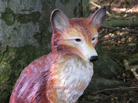 Fuchs Statue Wald Tiere