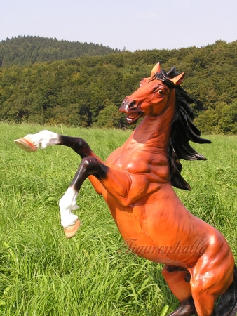 Preview: Wildpferd Mustang Dekofigur Preview: Wildpferd auf 2 beinen