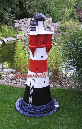 Leuchtturm roter Sand Garten Maritim