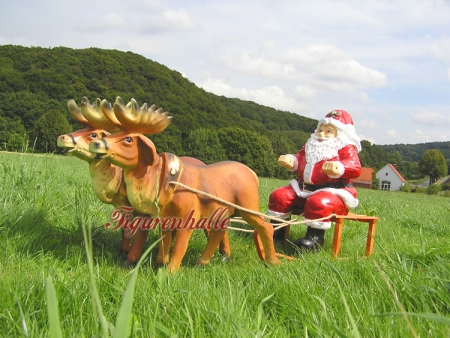 Winterliches Weihnachtsgespann