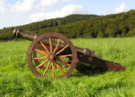 Garden pirate cannon