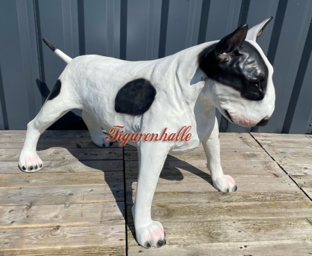 Englischer Bullterrier Statue groß