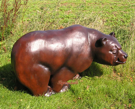 Preview: Braunbär lebensgroß Figur Preview: Kanada Braunbär