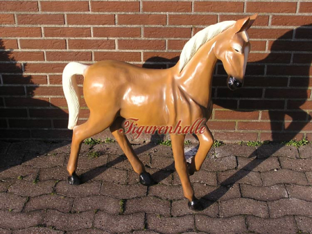 Preview: Hengst Pferd Dekofigur Preview: Hengst braun Figur