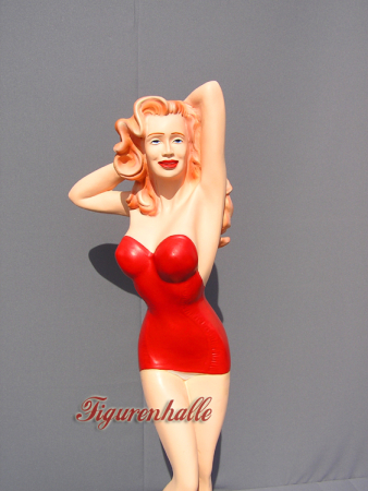 Preview: Pin Up Sexy Lady als Figur Preview: Pin Up lebensgroß Figur