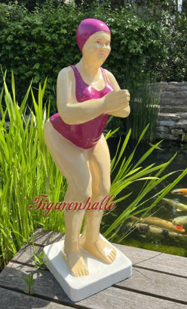 Swimmer woman figure