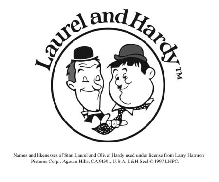 Preview: Dick & Doof stehend und roter Jacke Preview: Laurel und Hardy LIZENZEN/LICENSES