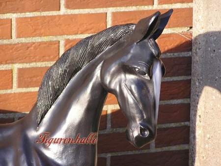 Preview: Hengst Pferd Dekofigur  Dressurreiten Dressur Reiten Preview: Reit Aufsteller Figur Werbung