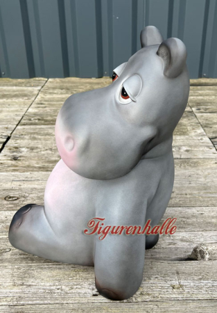 Nilpferd Figur grau