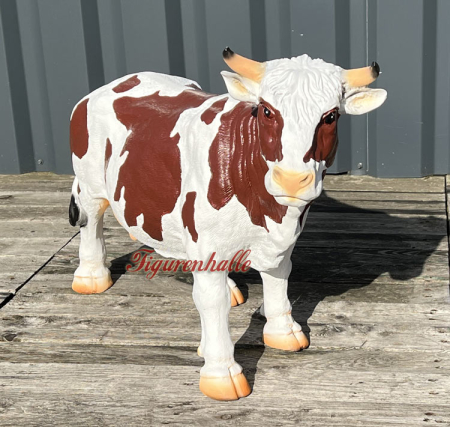 Preview: Kuh Gartenfigur witzig lebensecht