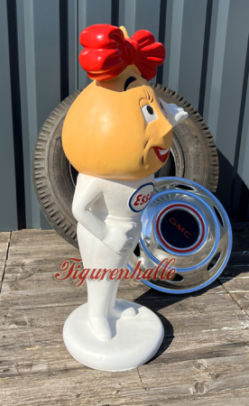 Preview: Esso Frau Retro Männchen als Figur groß Tropf Preview: Oil Figur Statue