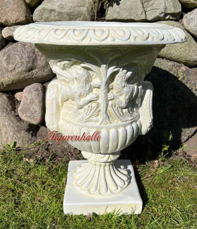 Preview: Blumentopf Barock Preview: Deko Blumentopf mit schörkel