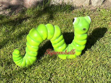 Preview: Grüne Raupe Figur Preview: Raupe im Garten Figur