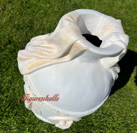 Vase Figur mit Schal Dekoration