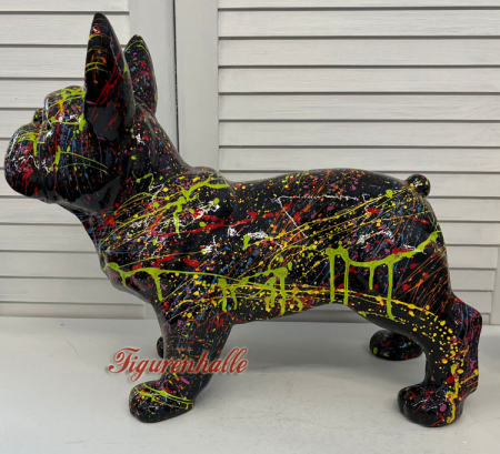 Splatter Farbe Bulldogge