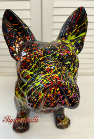 Statue Malerei Kunst Bulldogge